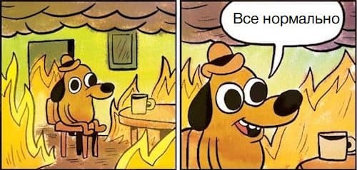 История мема «This Is Fine» - ирония как способ пережить беды